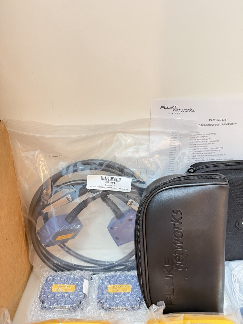 FLUKE NETWORKS DSX2-8000QI/GLD 2 GHZGLD 1 YEAR SUPPORT MFD 2025