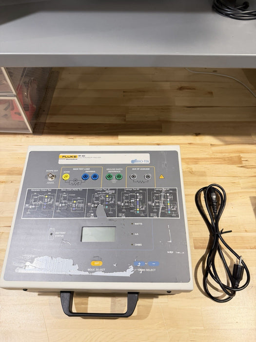 FLUKE BIOMEDICAL RF303 ELECTROSURGERY ANALYZER TESTED