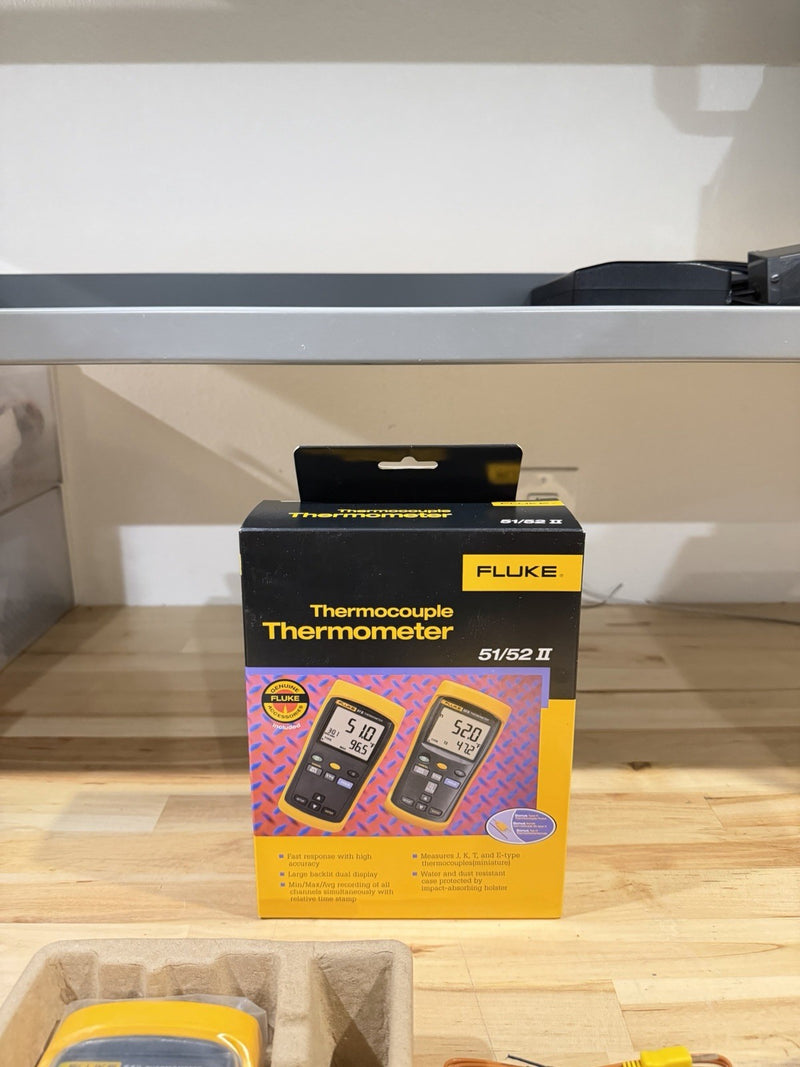 FLUKE 51 II THERMOCOUPLE THERMOMETER- SHIPS FAST (NEW)