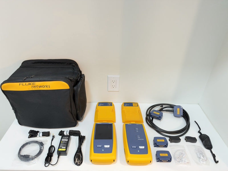 FLUKE NETWORKS DSX2-8000 VERSIV 2 CAT6A CAT8 LAN CABLE CERTIFIER TESTER DSX-8000