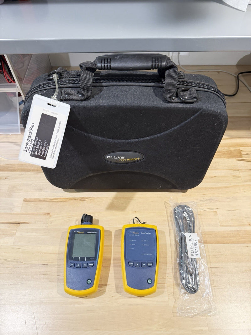 FLUKE NETWORKS FTK-1000 SIMPLIFIBER PRO FIBER OPTIC TEST KIT
