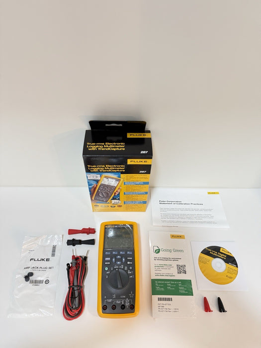 FLUKE 287 TRUE RMS ELECTRONIC LOGGING DIGITAL MULTIMETER (NEW FACTORY SEALED)