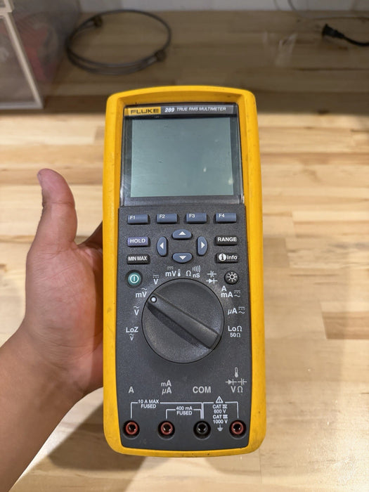 FLUKE 289 TRUE-RMS LOGGING MULTIMETER FOR PARTS