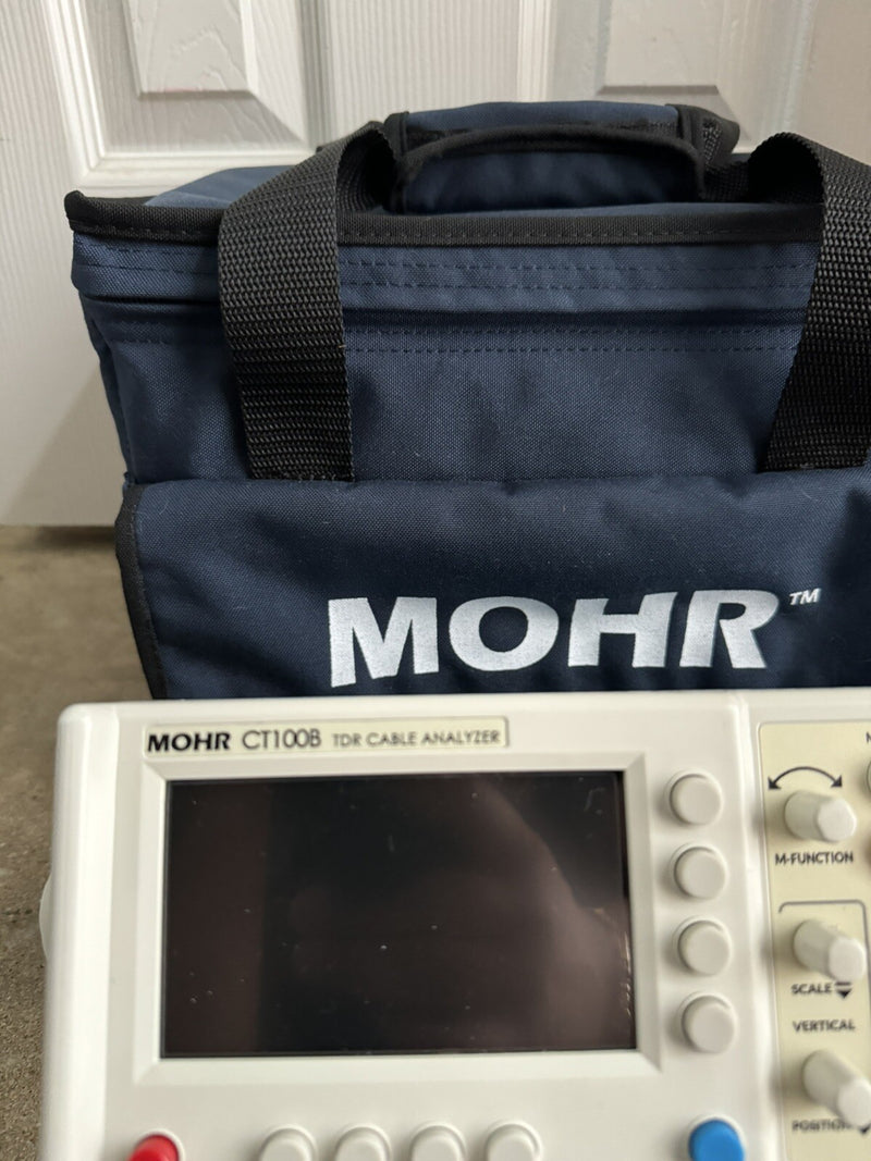 MOHR CT100B TDR CABLE ANALYZER HIGH-RESOLUTION - FREQUENCY/DOMAIN ANALYSIS