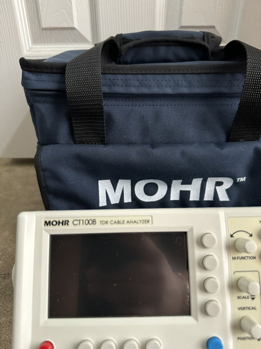 MOHR CT100B TDR CABLE ANALYZER HIGH-RESOLUTION - FREQUENCY/DOMAIN ANALYSIS