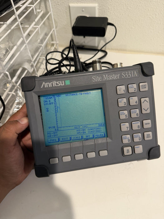 ANRITSU SITE MASTER S331A ANALYZER WITH CHARGER TESTED