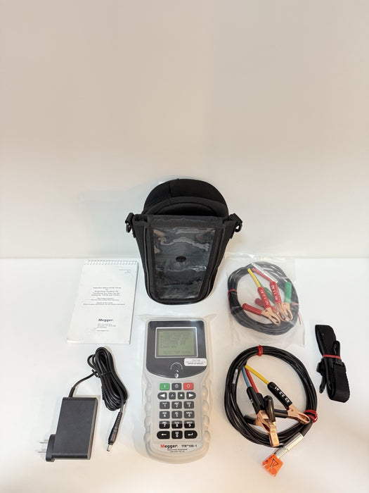 MEGGER TTR100-1 SINGLE PHASE TRANSFORMER TURN RATIO TEST SET TESTED