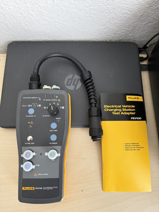 FLUKE FEV100 FEB100/TY1 EV CHARGING STATING TEST ADAPTER METER METER ONLY