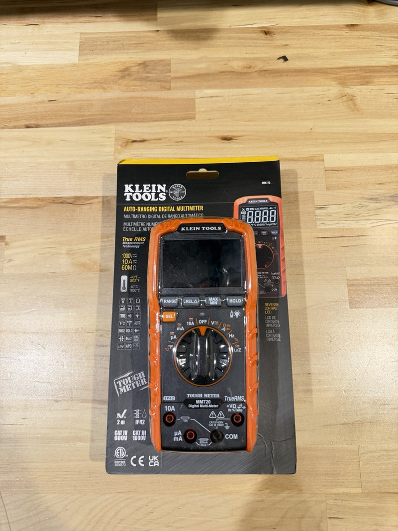 KLEIN TOOLS MM720 AUTO-RANGING DIGITAL MULTIMETER