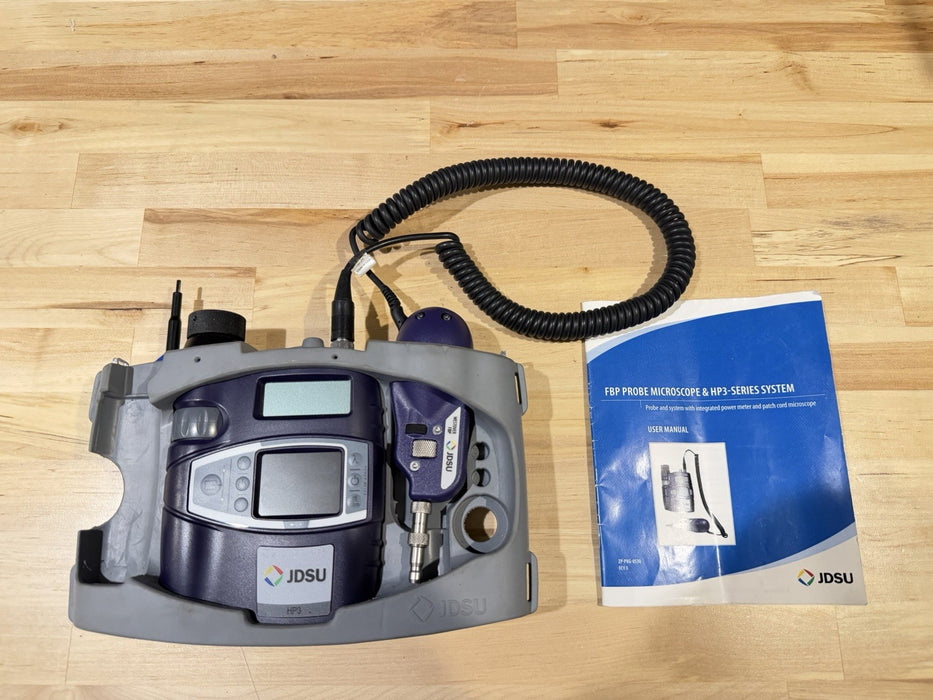JDSU HP3 & FBP PROBE MICROSCOPE SERIES SYSTEM TESTED