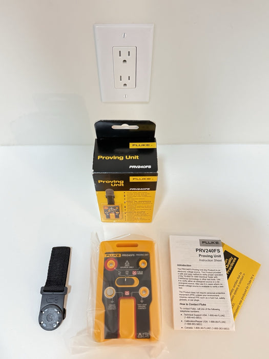 FLUKE PRV240FS PROVING UNIT & MAGNETIC HANGING STRAP (NEW FACTORY SEALED) NEW