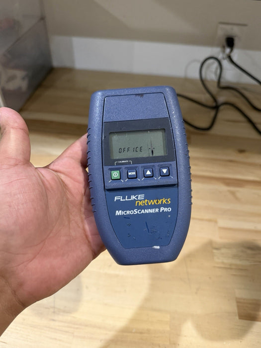 FLUKE NETWORKS MICROSCANNER PRO CABLE VERIFIER TESTED