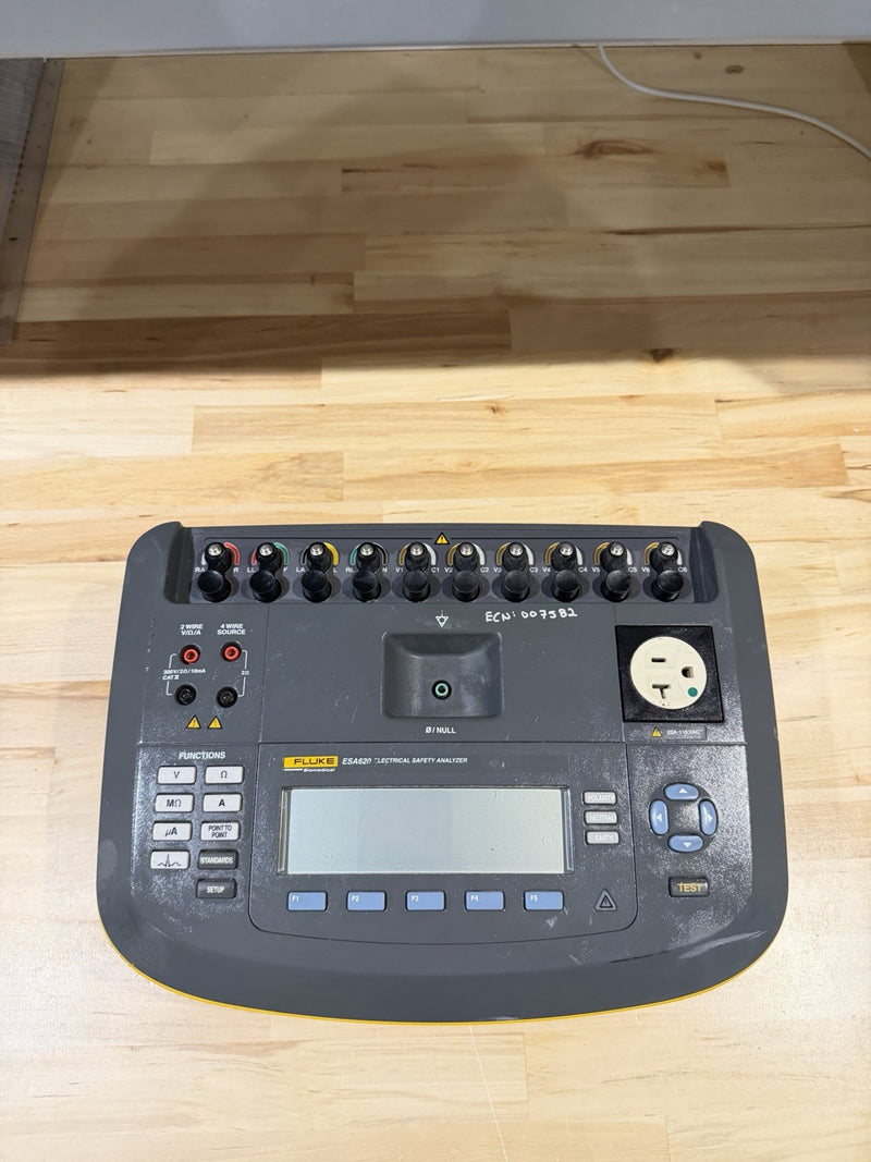 FLUKE ESA620 BIOMEDICAL ELECTRICAL SAFETY FOR PARTS