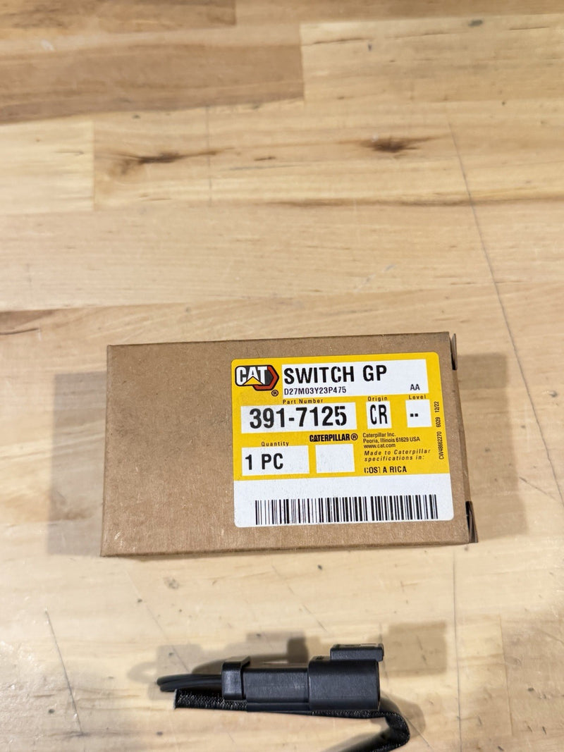 CATERPILLAR 391-7125 BYPASS SWITCH (GENUINE OEM) NEW SEALED - FREE SHIPPING
