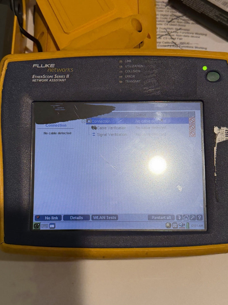 FLUKE NETWORKS ETHERSCOPE SERIES II NETWORK ASSISTANT