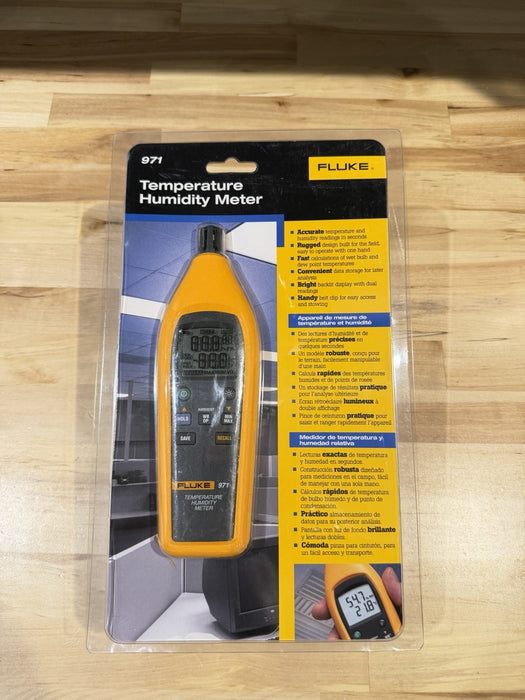 FLUKE 971 TEMPERATURE HUMIDITY METER MFD 2025 NEW