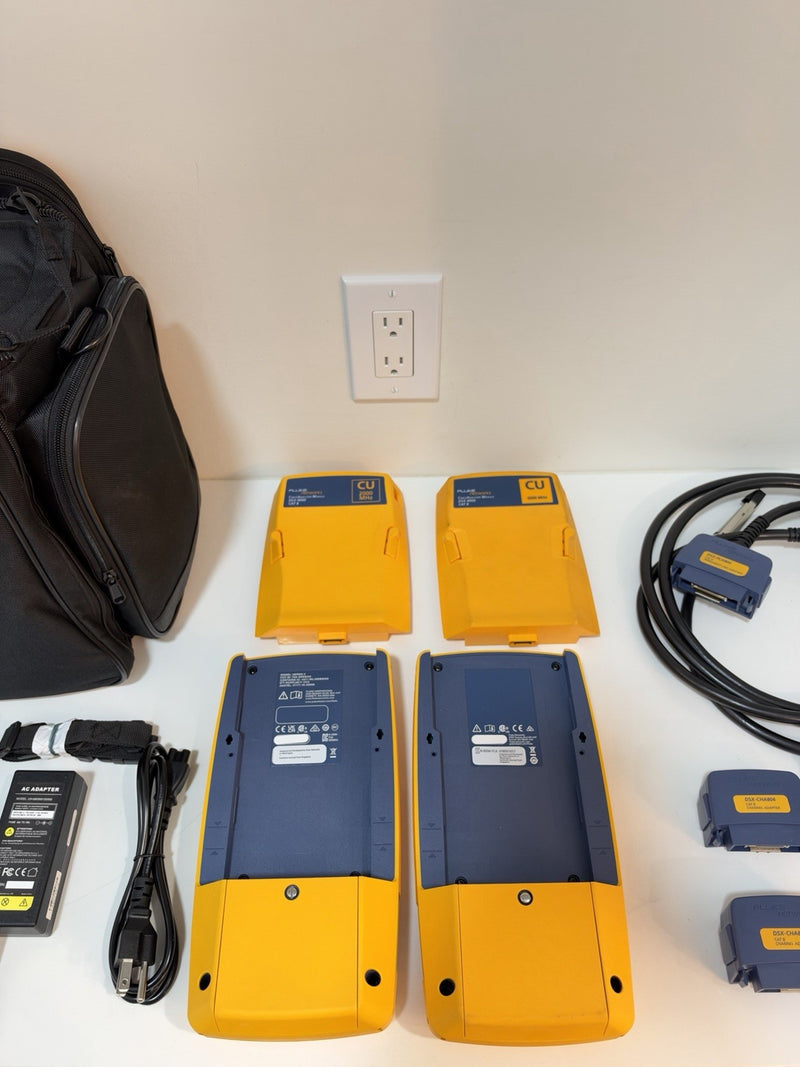 FLUKE NETWORKS DSX2-8000 VERSIV 2 CAT6A CAT8 LAN CABLE CERTIFIER TESTER DSX-8000