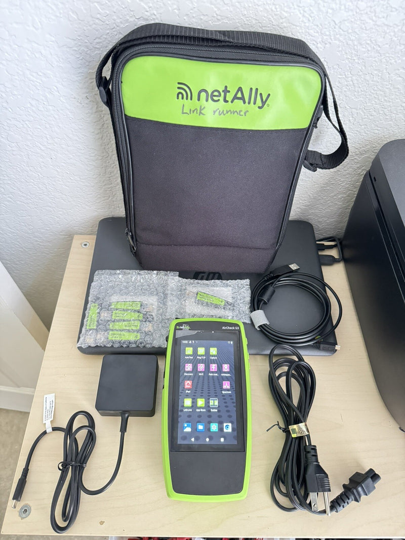 NETALLY, AIRCHECK G3 PRO WIRELESS TESTER KIT WITH 1-6 WIRE VIEW WITHBAG & CABLES
