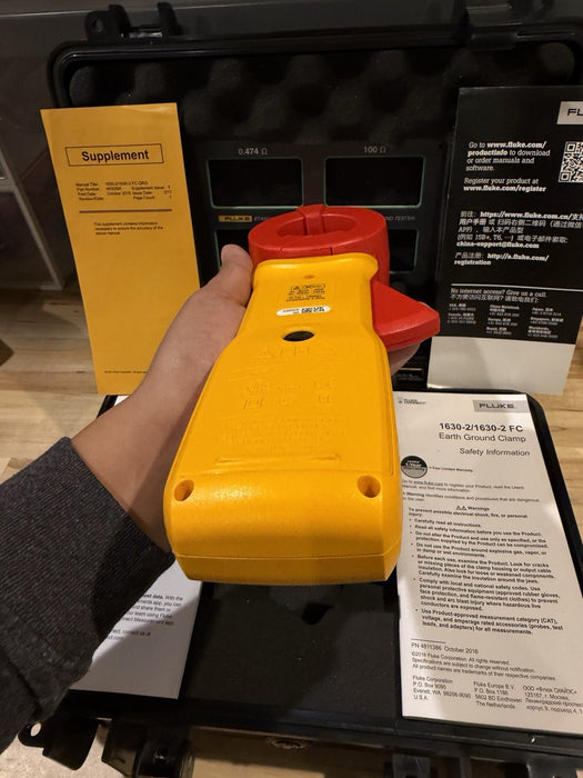 FLUKE 1630-2 FC EARTH GROUND CLAMP (NEW) FREE SHIPPING