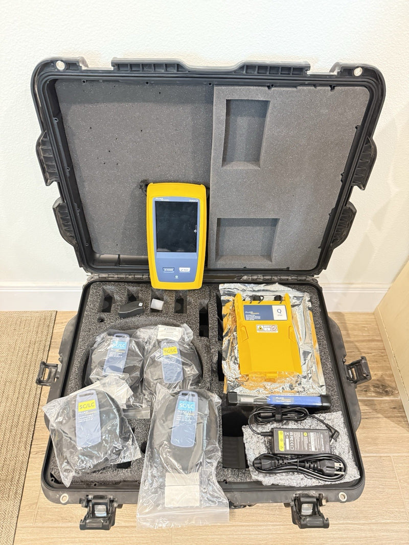 FLUKE NETWORKS OFP2-100-QI OPTIFIBER PRO QUAD OTDR V2 WITH ACCESSORIES
