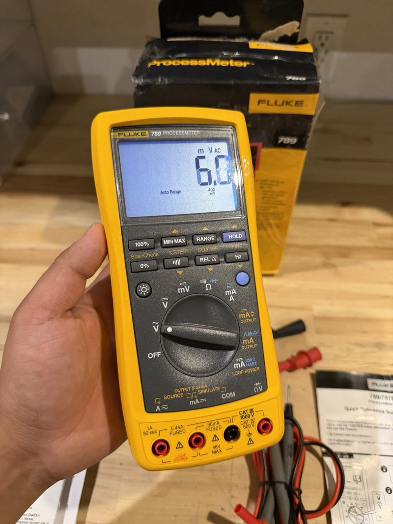 FLUKE 789 PROCESSMETER MFD-2026 CALIBRATED 2026 /SHIPS FAST NEW