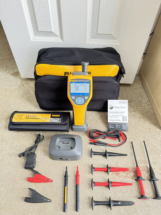 FLUKE 985 PARTICLE COUNTER AIR QUALITY METER HVAC IAQ WITH NEW LEAD SET