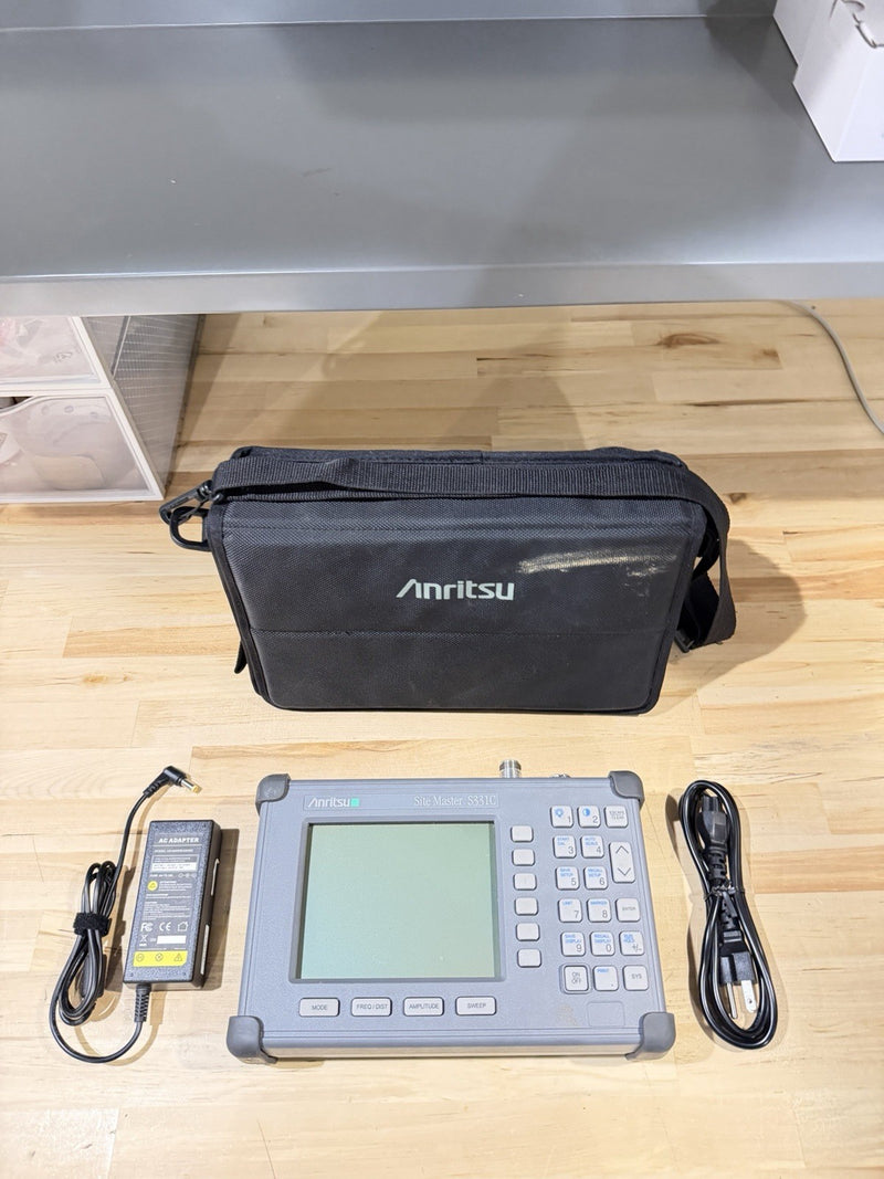 ANRITSU SITE MASTER S331C ANALYZER WITH CHARGER TESTED