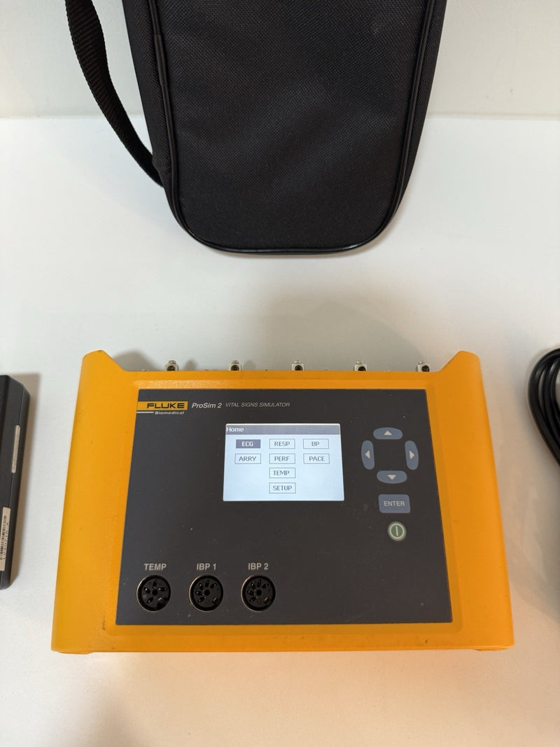 FLUKE BIOMEDICAL PROSIM 2 VITAL SIGNS SIMULATOR WITH CHARGEE CALIBRATED 2025