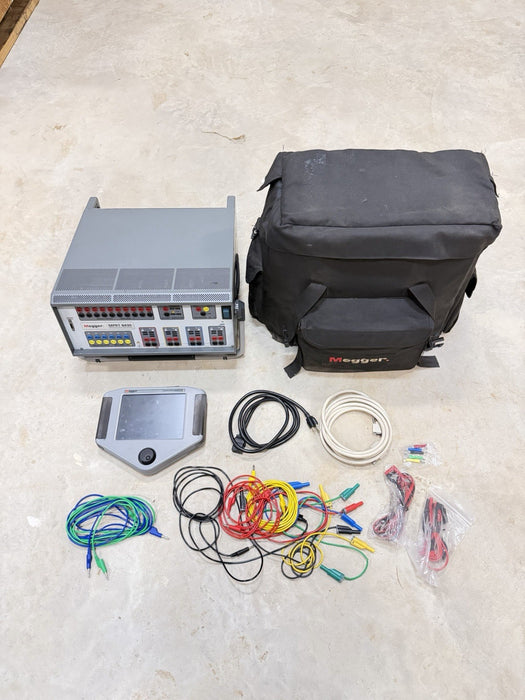 MEGGER MPRT8430 PROTECTIVE RELAY TESTING SYSTEM & TOUCHVIEW INTERFACE & CABLES