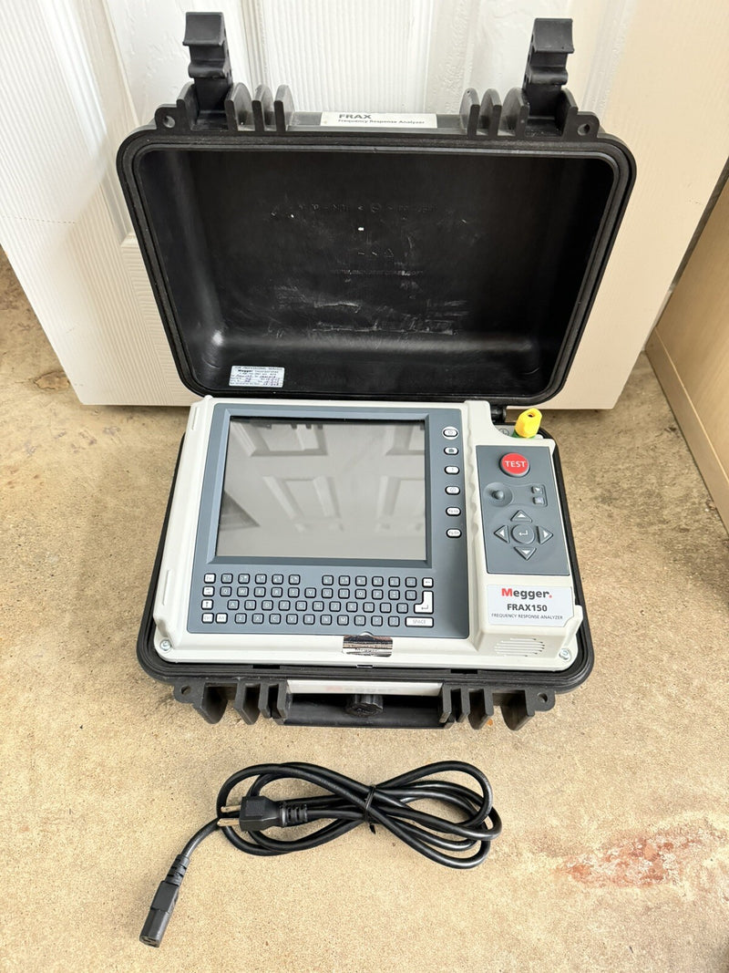 MEGGER FRAX 150 FREQUENCY RESPONSE ANALYZER CALIBRATED 2018