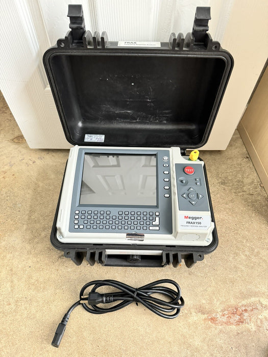 MEGGER FRAX 150 FREQUENCY RESPONSE ANALYZER CALIBRATED 2018