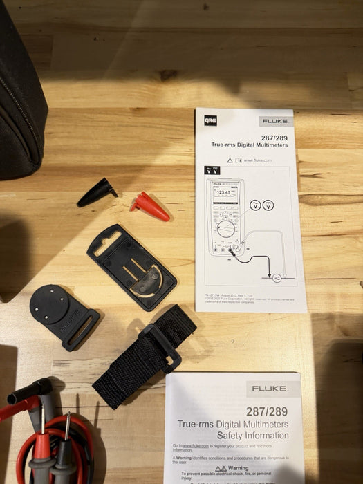 FLUKE 289 FVF COMBO KIT TRUE-RMS DATA LOGGING MULTIMETER (FREE SHIPPING) TESTED