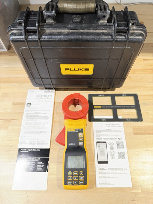 FLUKE 1630-2 FC EARTH GROUND CLAMP (TESTED) FREE SHIPPING
