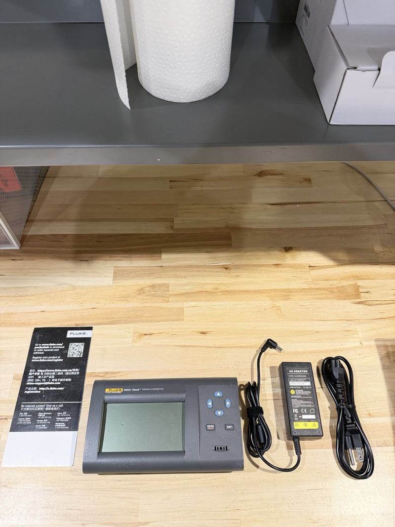 FLUKE 1620A DEWK THERMO HYGROMETER WITH CHARGER TESTED