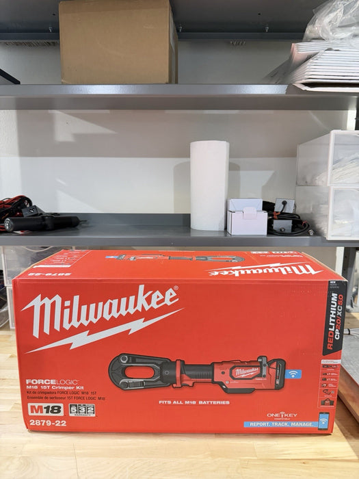 MILWUAUKEE 2879-22 FORCE LOGIC M18 15T CRIMPER KIT (NEW FACTORY SEALED) NEW