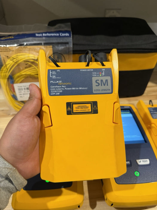 FLUKE NETWORKS CFP-SM CERTIFIBER PRO MODULE SET & DSX VERSIV MAINFRAME & REMOTE