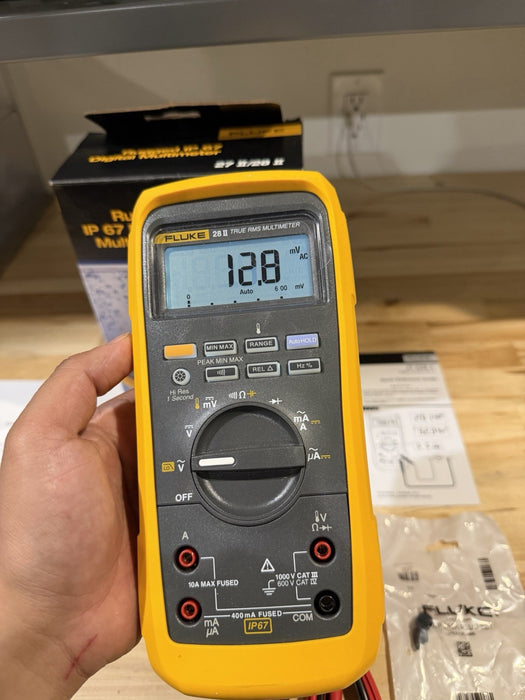 FLUKE 28 II TRUE RMS MULTIMETER (NEW FACTORY SEALED) CALIBRATED 2026 -SHIPS FAST