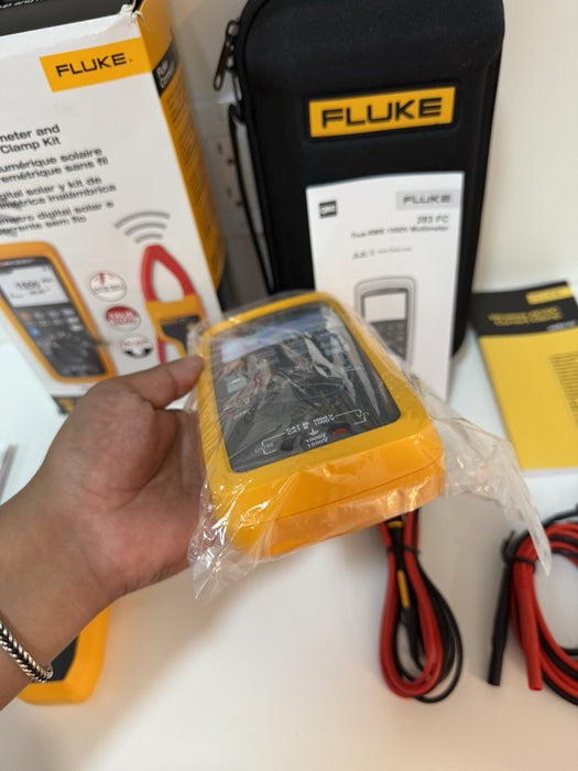 FLUKE 283 FC/PV SOLAR DIGITAL MULTIMETER & WIRELESS CURRENT CLAMP NEW MFD-2025