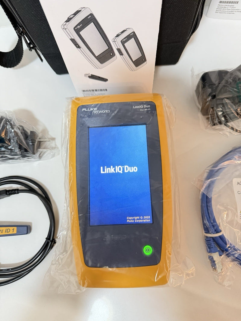 FLUKE NETWORKS LINKIQ-DUO WIFI NETWORKS TESTER MFD-2025 /SHIPS FREE
