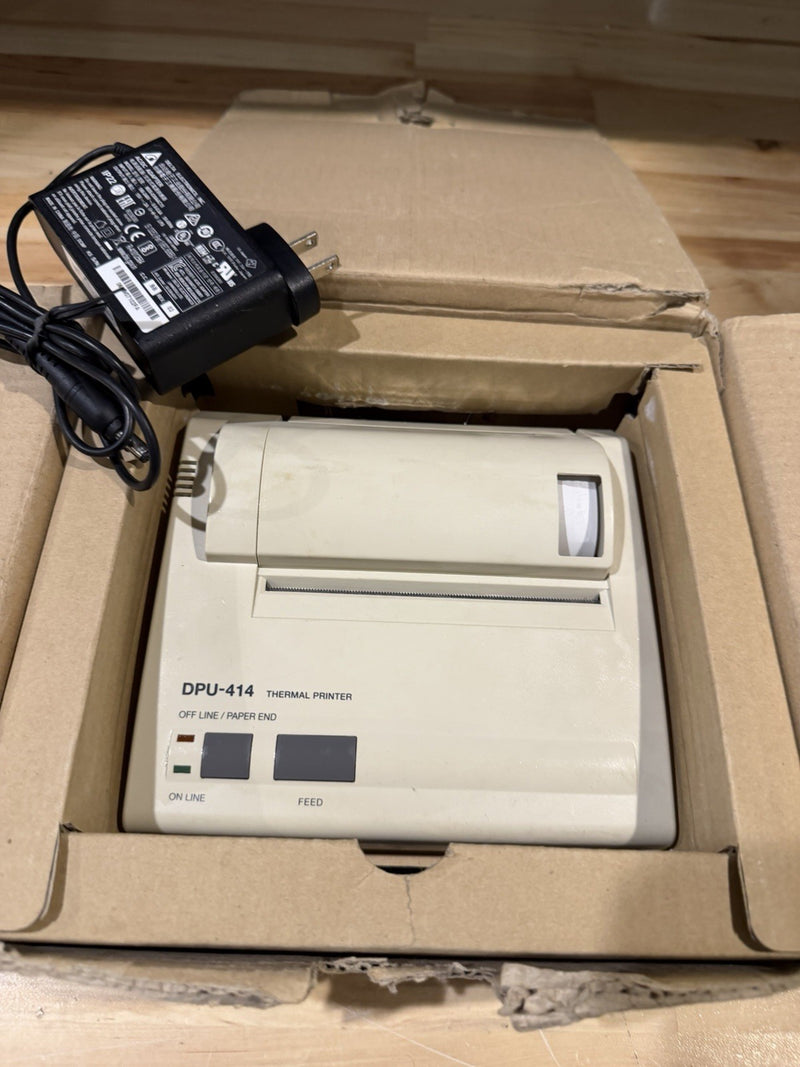 SEIKO SII DPU-414 THERMAL PRINTER + POWER SUPPLY TESTED