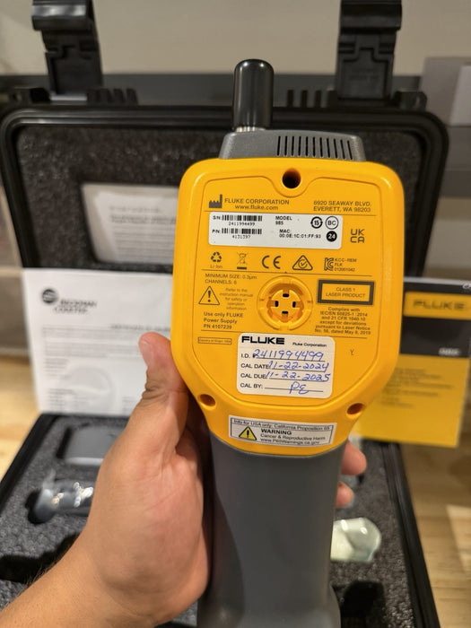 FLUKE 985 AIRBORNE PARTICLE COUNTER TESTER CALIBRATED 2025 TESTED