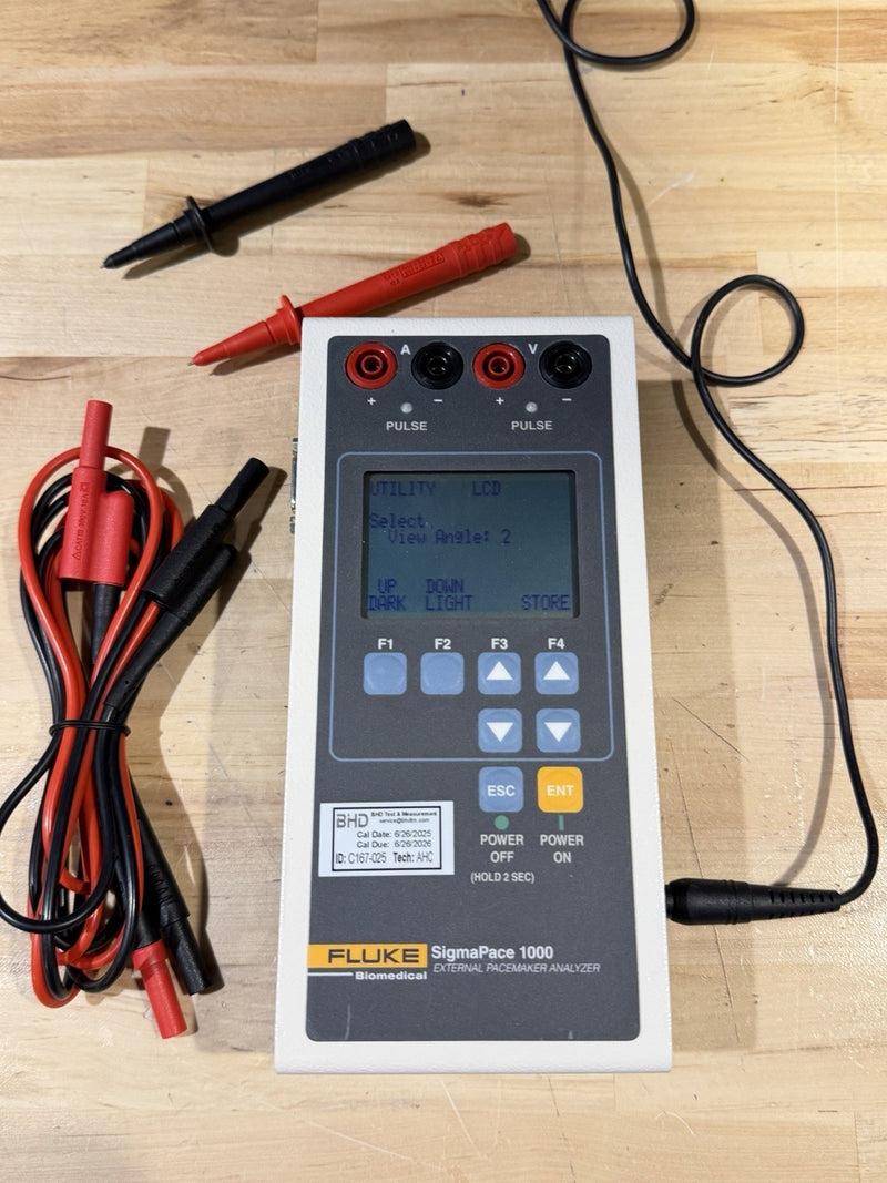 FLUKE BIOMEDICAL SIGMAPACE 1000 EXTERMAL ANALZYER (CALIBRATED 2026) SHIPS FREE
