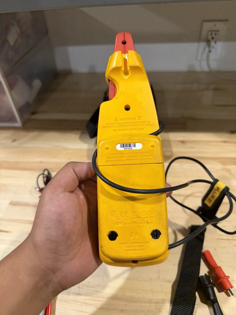 FLUKE 772 MILLIAMP PROCESS CLAMP W/ LEADS & CLIPS TESTED