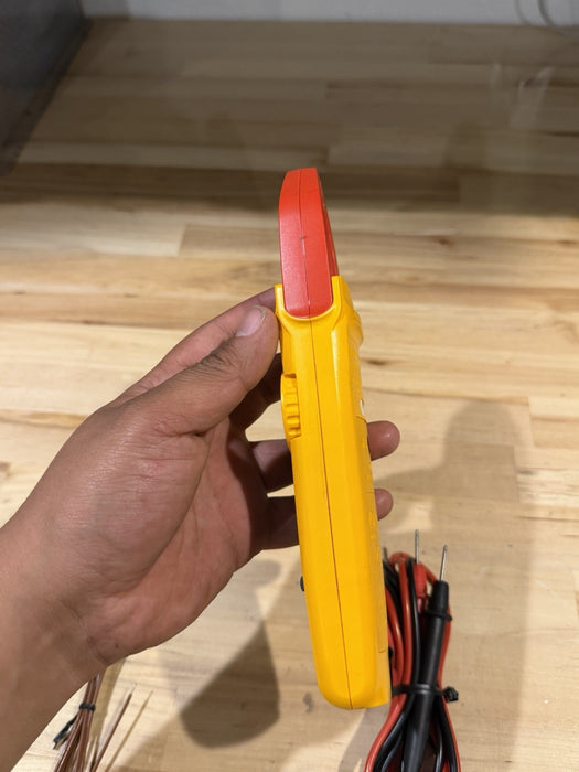 FLUKE 324 TRUE-RMS CLAMP METER W/ LEADS & CASE - SHIPS FAST