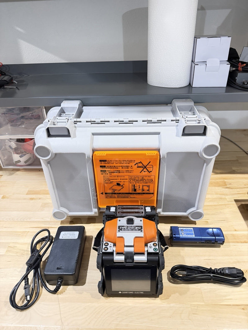 SUMITOMO ELECTRIC TYPE-Q101-M12 MASS FUSION SPLICER TESTED
