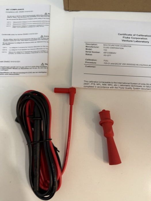 FLUKE 725 MULTIFUNCTION PROCESS CALIBRATOR NEW SEALEDCALIBRATED 2025