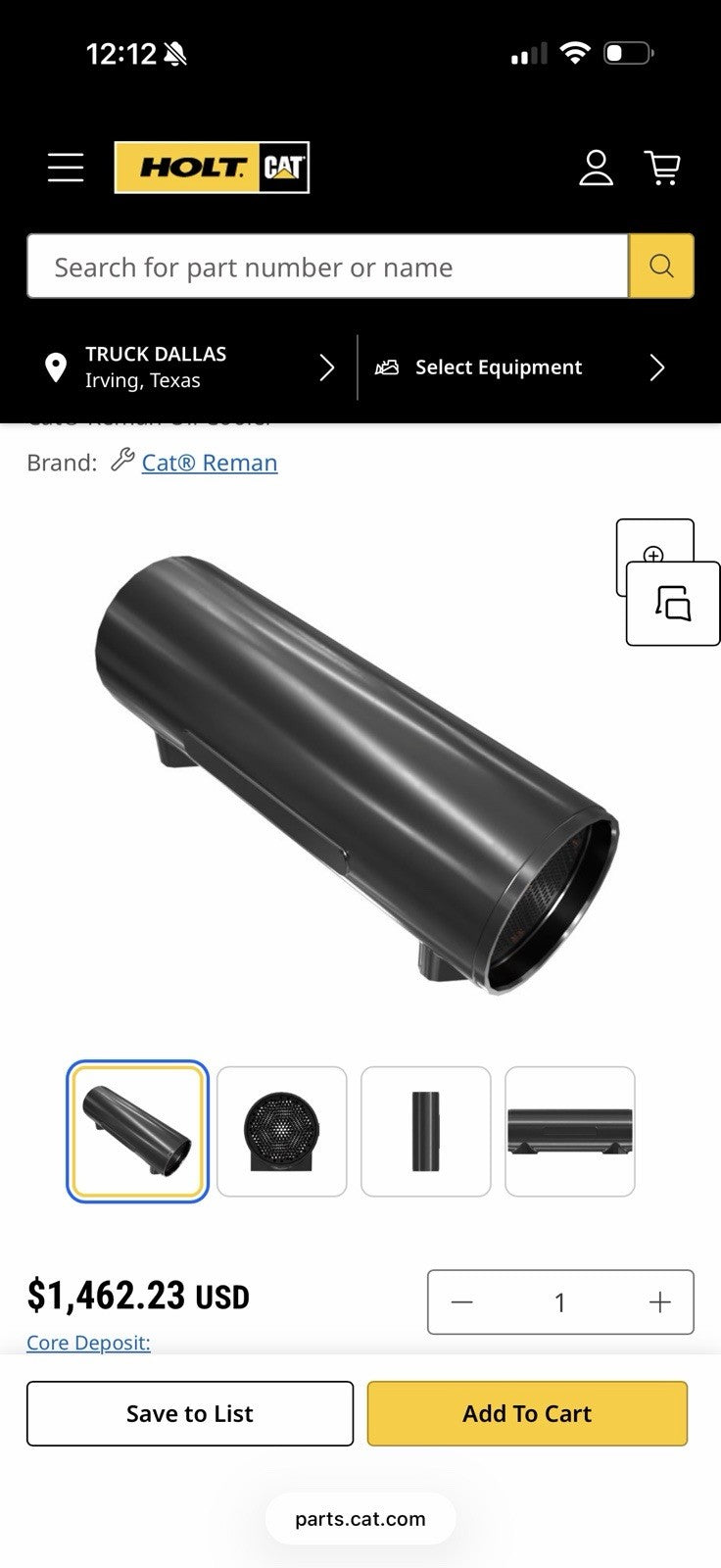 CAT 0R-9056 COOLER