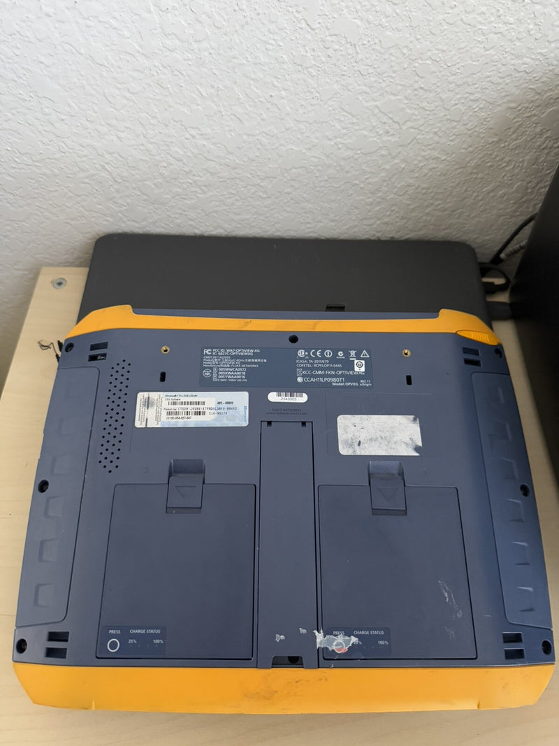 FLUKE NETWORKS OPTIVIEW XG NETWORK ANALYZER TABLET