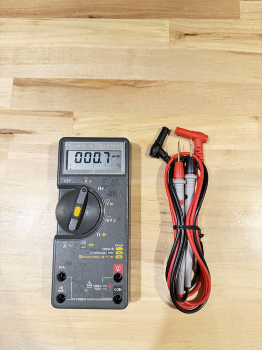 FLUKE 79 SERIES II MULTIMETER W/ LEADS (TESTED) SHIPS FAST
