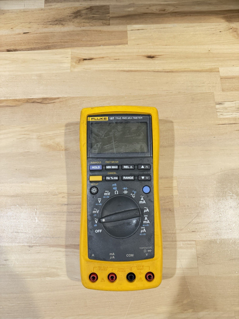 FLUKE 187 TRUE RMS MULTIMETER FOR PARTS
